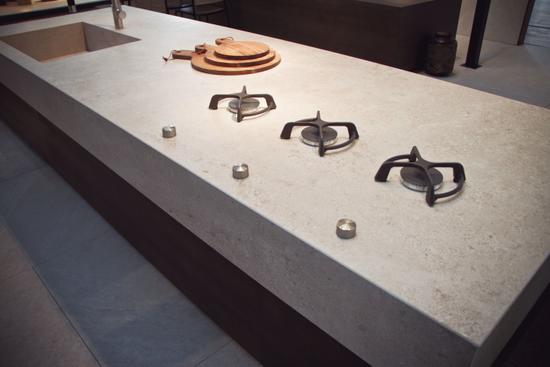 Petra Crema Bush-hammered